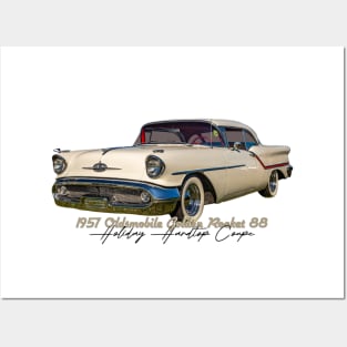 1957 Oldsmobile Golden Rocket 88 Holiday Hardtop Coupe Posters and Art